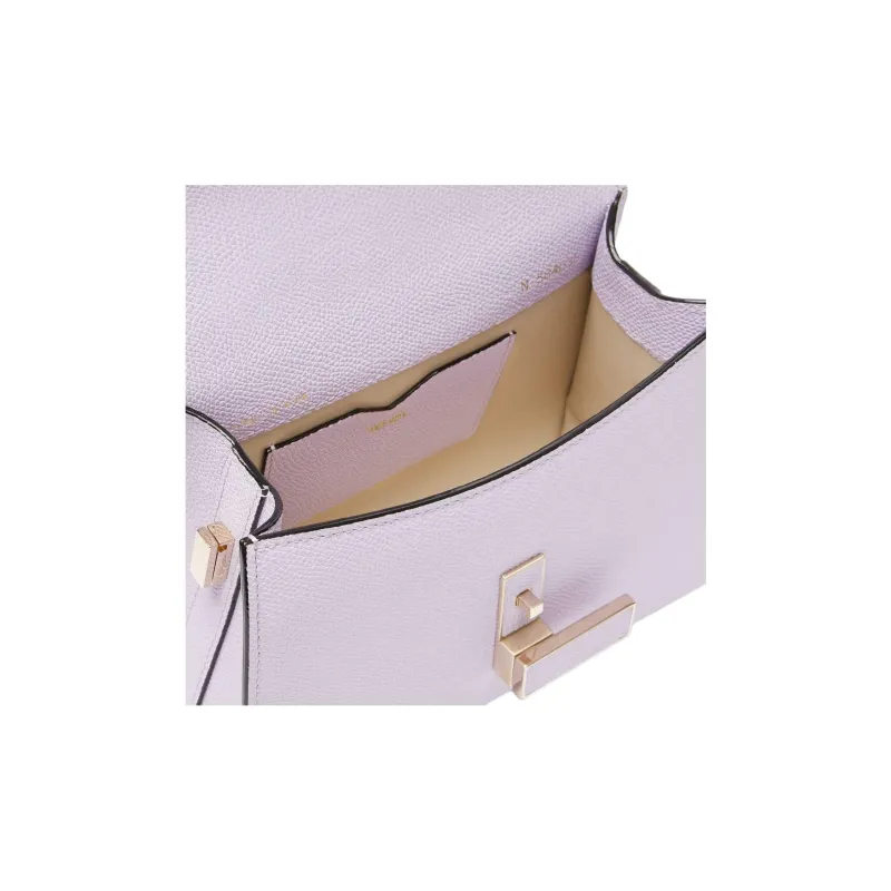 Valextra Calfskin Shoulder Bag, Crossbody Bag, Handbag Women's Wisteria Pink-4
