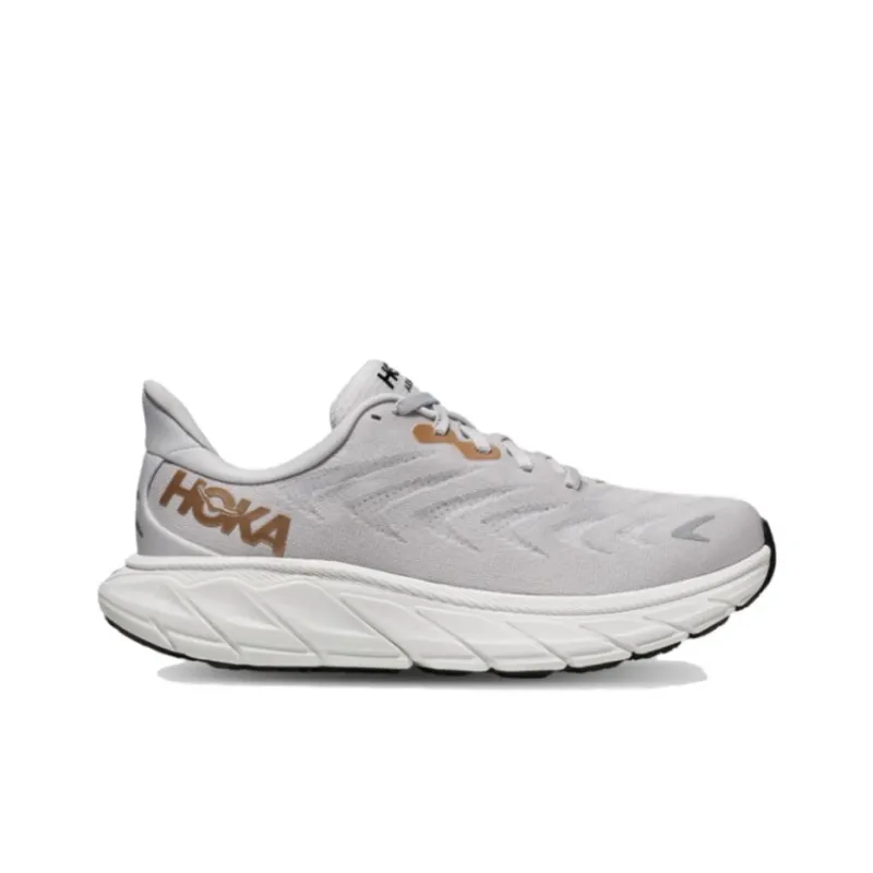 HOKA ONE ONE Arahi 6 Anti Slip Wear Resistant Low Top Casual Running Shoes Women's Gray Foreign Version-1