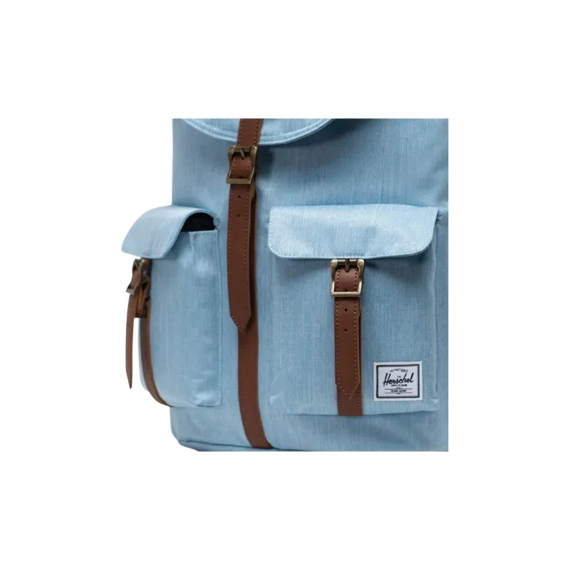 Herschel Polyester Backpack Tubas Unisex Cyan Denim-4