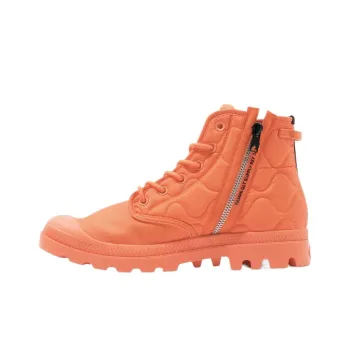 Palladium Ankle Boots Low Heel < 3cm Unisex Orange