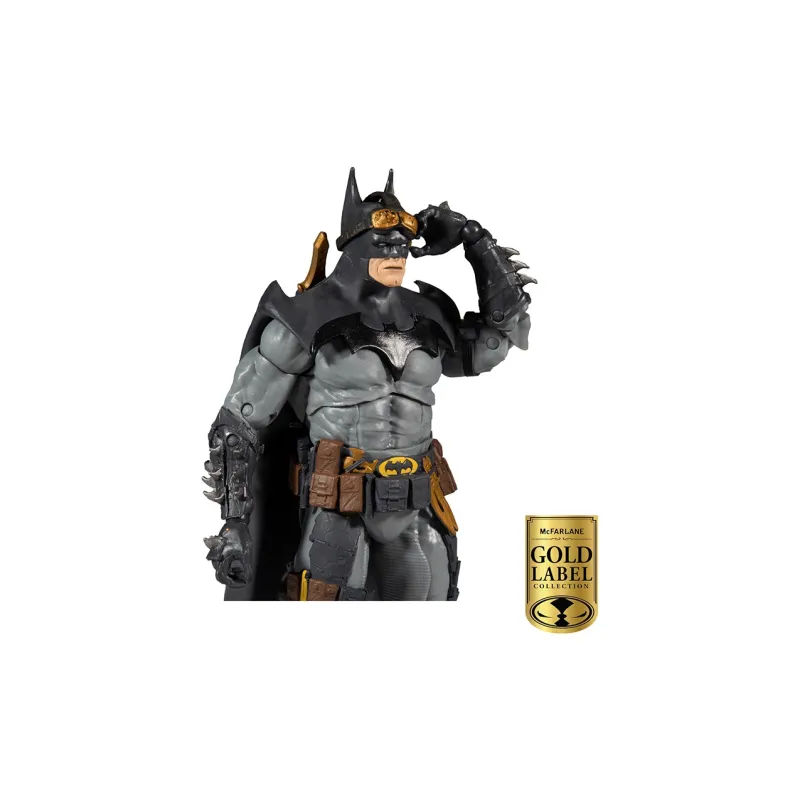 McFARLANE Batman DC Doll Old Mac Gold Logo Collection Scale Figure Bonus Gifts-6