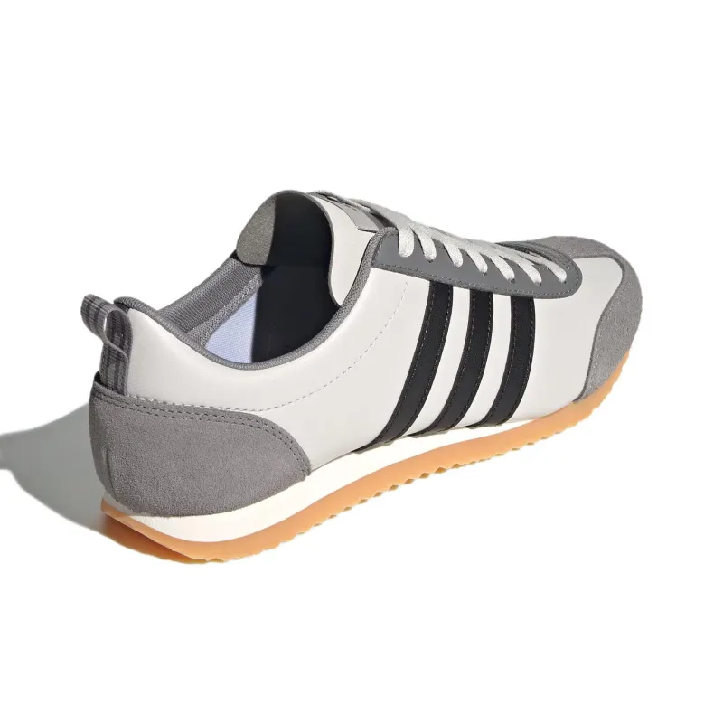 Adidas VS JOG 2.0 Anti Slip Wear Resistant Low Top Casual Shoes Unisex Gray-3