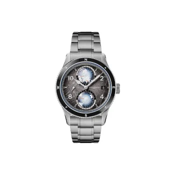 MONTBLANC Automatic Mechanical Movement Men's Watches Watch 42mm Gray Dial Titanium Watch Case Titanium Strap