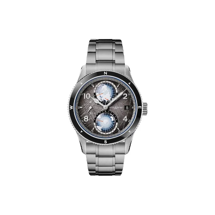 MONTBLANC Automatic Mechanical Movement Men's Watches Watch 42mm Gray Dial Titanium Watch Case Titanium Strap-0