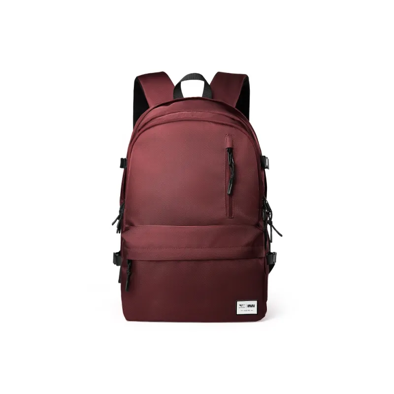 SEPTWOLVES Fabric Laptop Backpack Regular Unisex Black/Burgundy/Jasper/Khaki-1