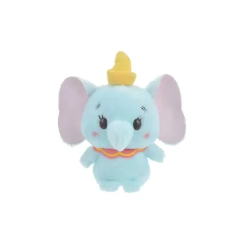 Disney Bean Eye Collection Dumbo Fluffy Blue Dolls Plush Doll 14cm Height