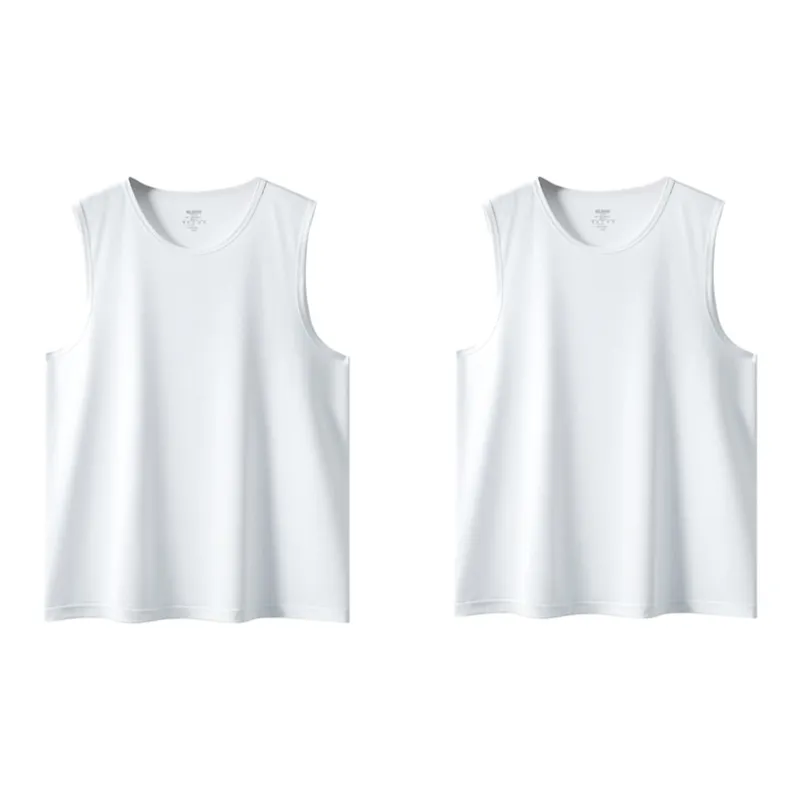 H YXIANG Men Tank Tops-33