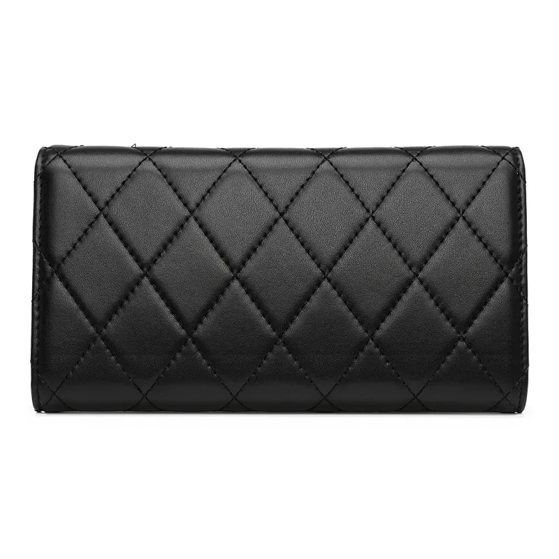 PIERRE CARDIN Top Grain Cow Leather Clutch Wallet Women's Multicolor-2