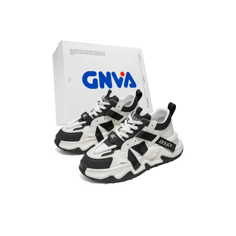 GNVA Slip-Resistant Low-Top Chunky Sneakers Men Box-5