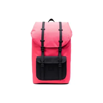 Herschel Polyester Travel Bags Backpack Large Size Unisex Neon Pink/Black