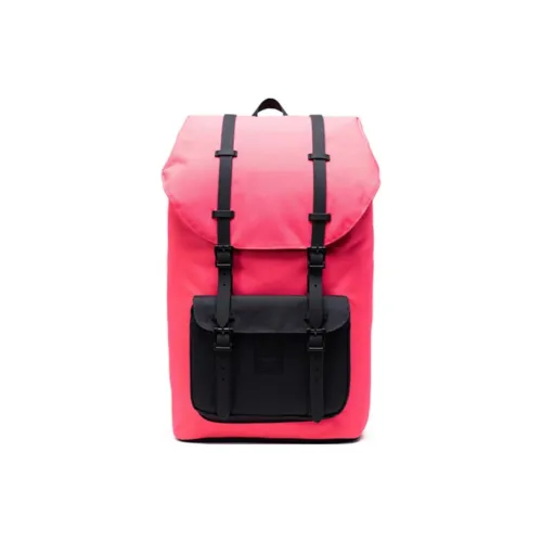 Herschel Polyester Travel Bags Prima Large Size Unisex Neon Pink/Black