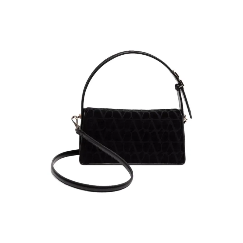Valentino Le Grand Deuxième Logo Plaque Shoulder Bag-3