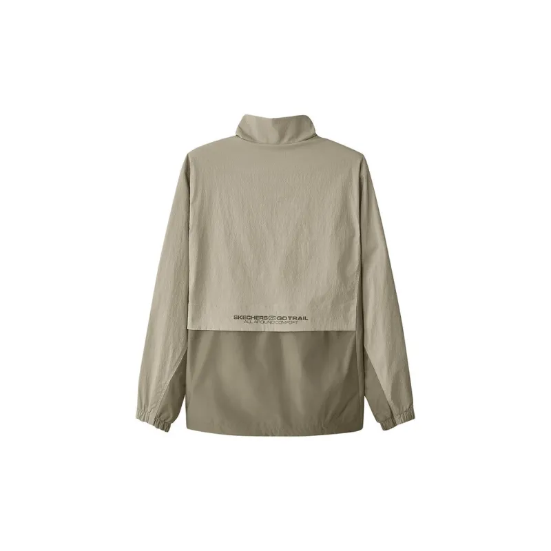 Skechers Mountain And Wild Outdoor Series Jackets Coats Men Cashew Nut Latte-1