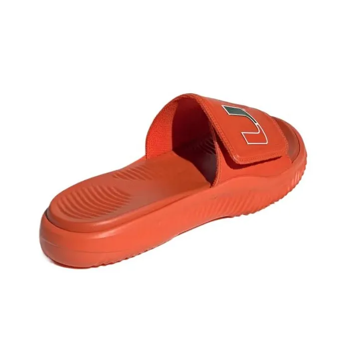 Adidas Alphabounce Slide 2.0 Miami Collegiate Orange Dark Green Cloud White-4