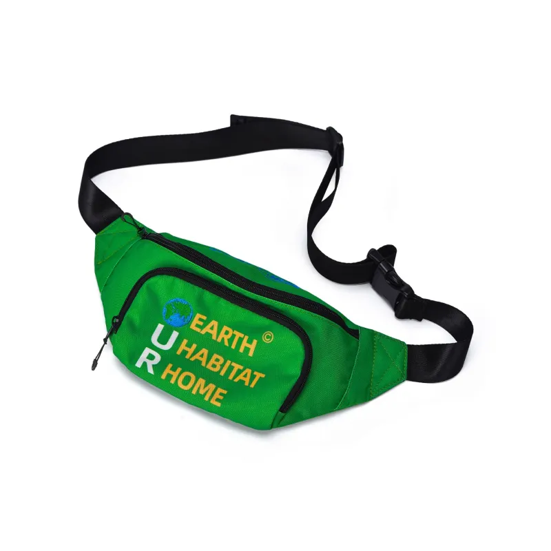 FINITE LOOP Recycled Polyester Crossbody Bag, Sports Bag, Sling Bag, Fanny Pack Regular Unisex Green-3