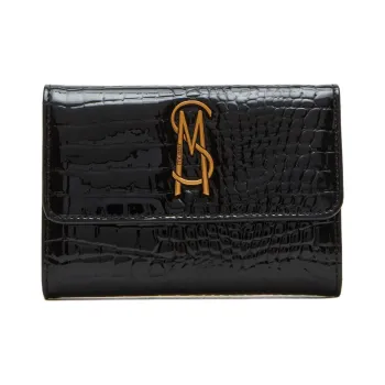 STEVE MADDEN Synthetic Material Wallet Women's Black Gold