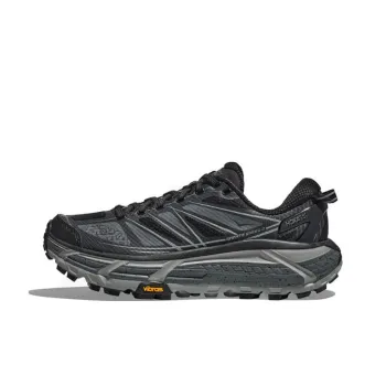 HOKA ONE ONE Mafate Speed 2 Anti Slip Wear Resistant Low Top Casual Running Shoes Men Black
