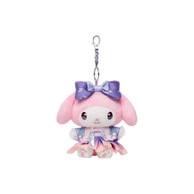 Sanrio My Melody Koi Flower Fire Collection Dolls Plush Pendant 14cm Height-1