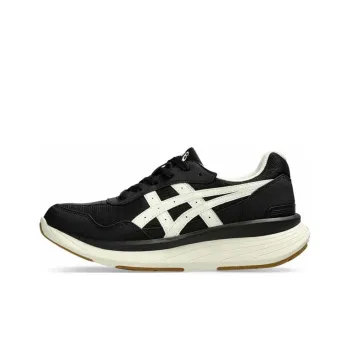 Asics Anti Slip Wear Resistant Low Top Casual Running Shoes Women's Black White