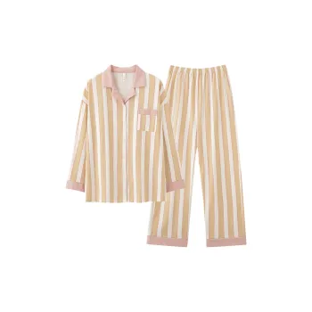 PBENO PD Pajama Set Women's Orange White