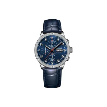OBLVLO Automatic Mechanical Movement Watch Men's Watches Blue Dial