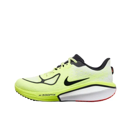 Nike Air Zoom Vomero 17 Running Shoes Unisex Mid-Top Neon Green/White