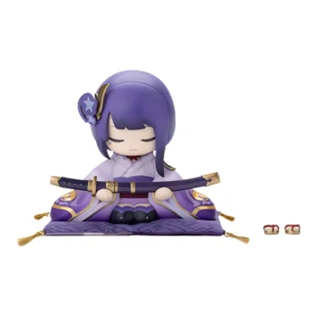 GenShin Raiden Shogun Grand Portrait Of The Enshrined God Of The Right Body Chibi Figures