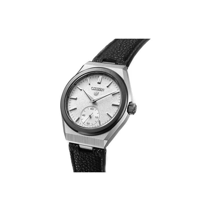 CITIZEN Automatic Mechanical Movement Cowhide Strap Watch 40mm Unisex White Dial NC0207-07A-1