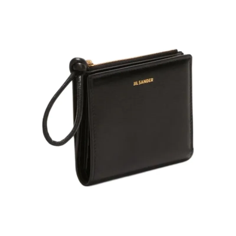 JIL SANDER Logo Printed Bi Fold Wallet-1