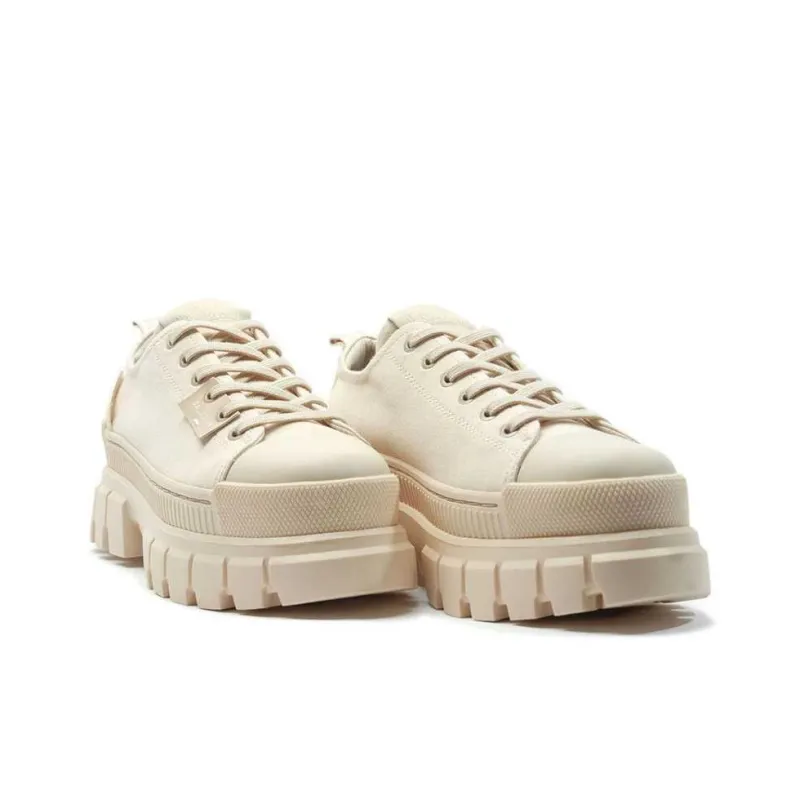 Palladium REVOLT LO TX Low-Top Casual Shoes Women's Ecru-3