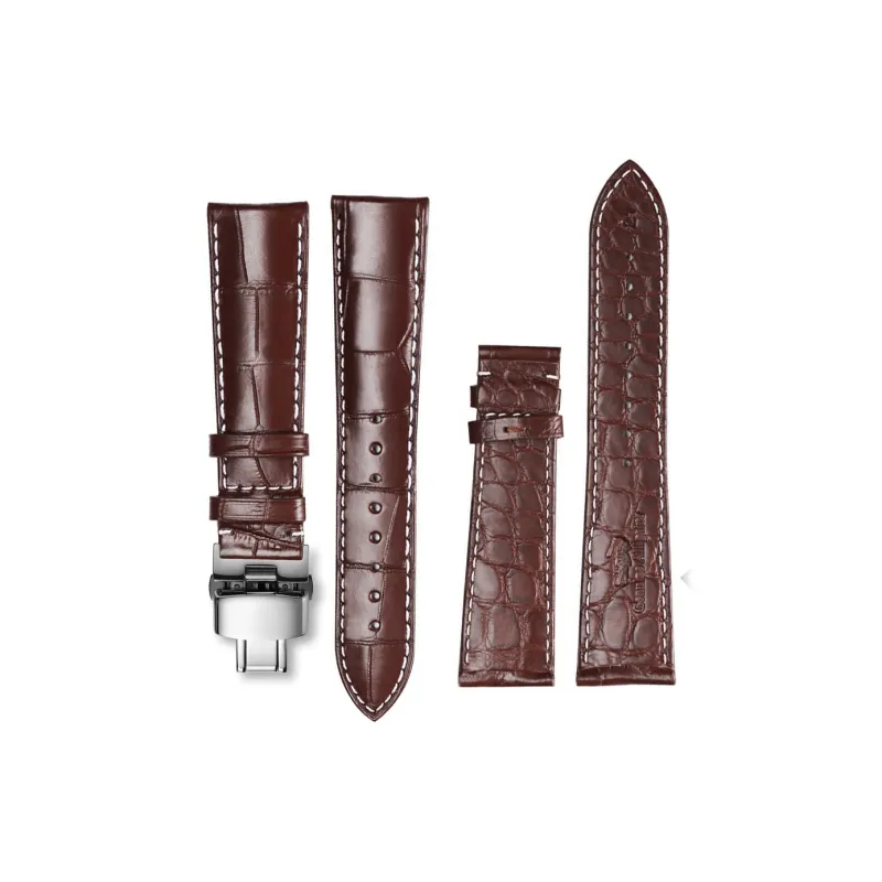 SHIRUI Accessories Omega Compatibility Watch Band 125/75 Genuine Leather Material-54
