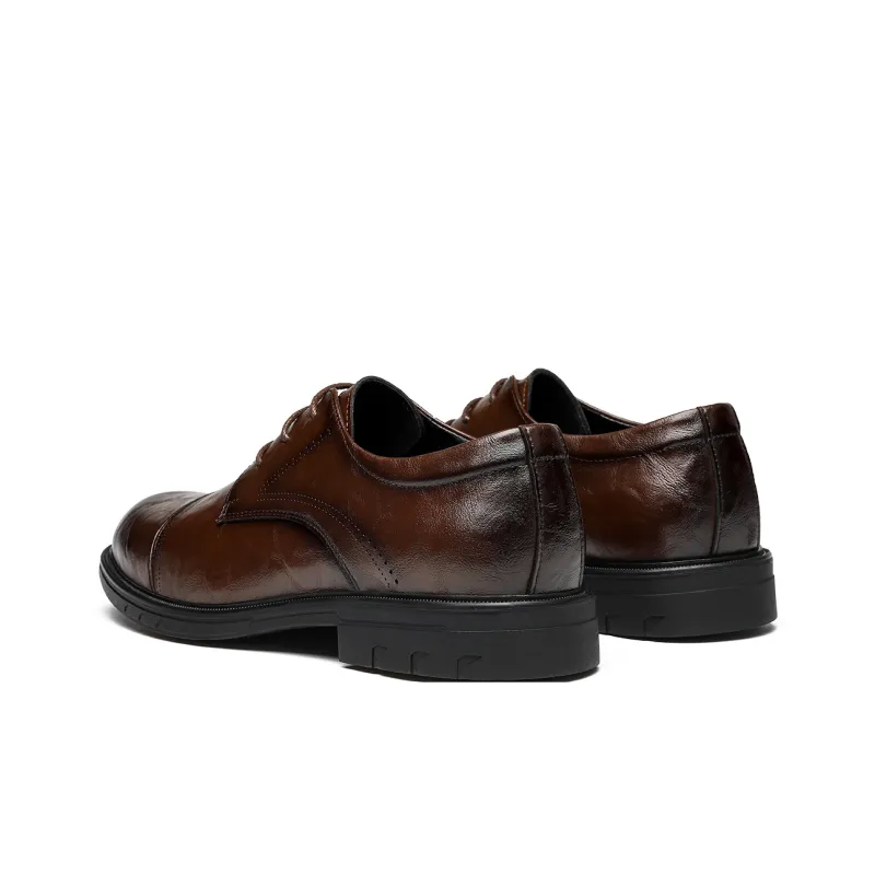 Millies Dress Shoes Men Low Top Black Brown-10