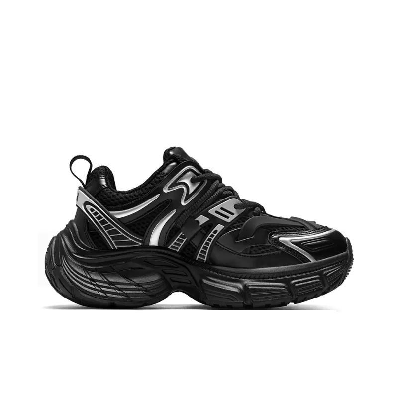 BLVCK PARIS Dark Night Series Anti Slip Wear Resistant Low Top Chunky Sneakers Unisex-3