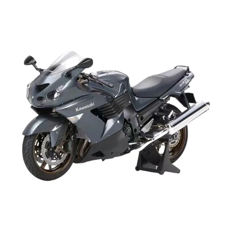 Tamiya 1 12 Kawasaki Motorcycle Green Model Kits-2