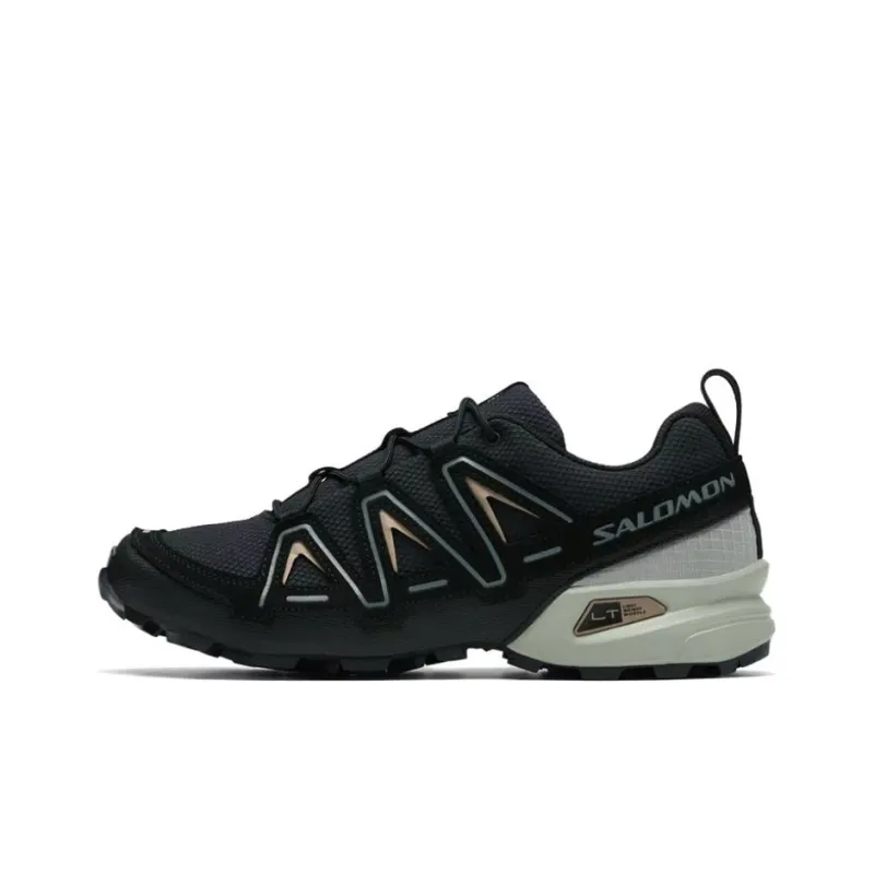SALOMON Speedcross 3 Anti-Slip And Wear-Resistant Breathable Low-Top Running Shoes Unisex Black Gray Color-0