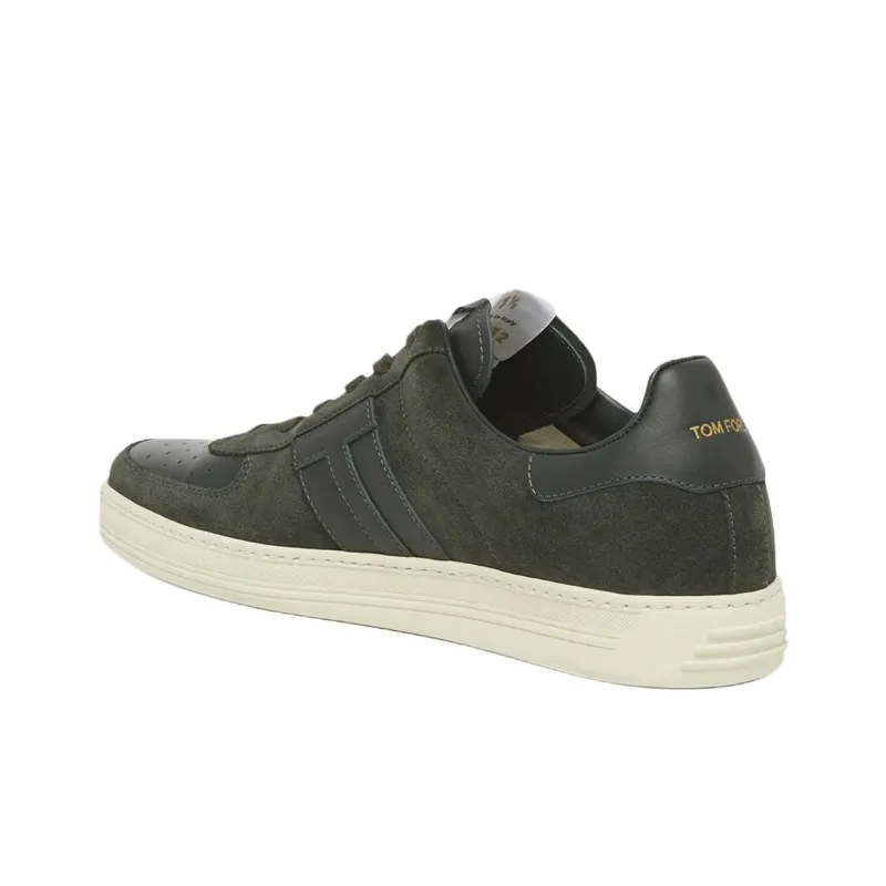 TOM FORD Radcliffe Low Top Skateboard Shoes Men Green-2