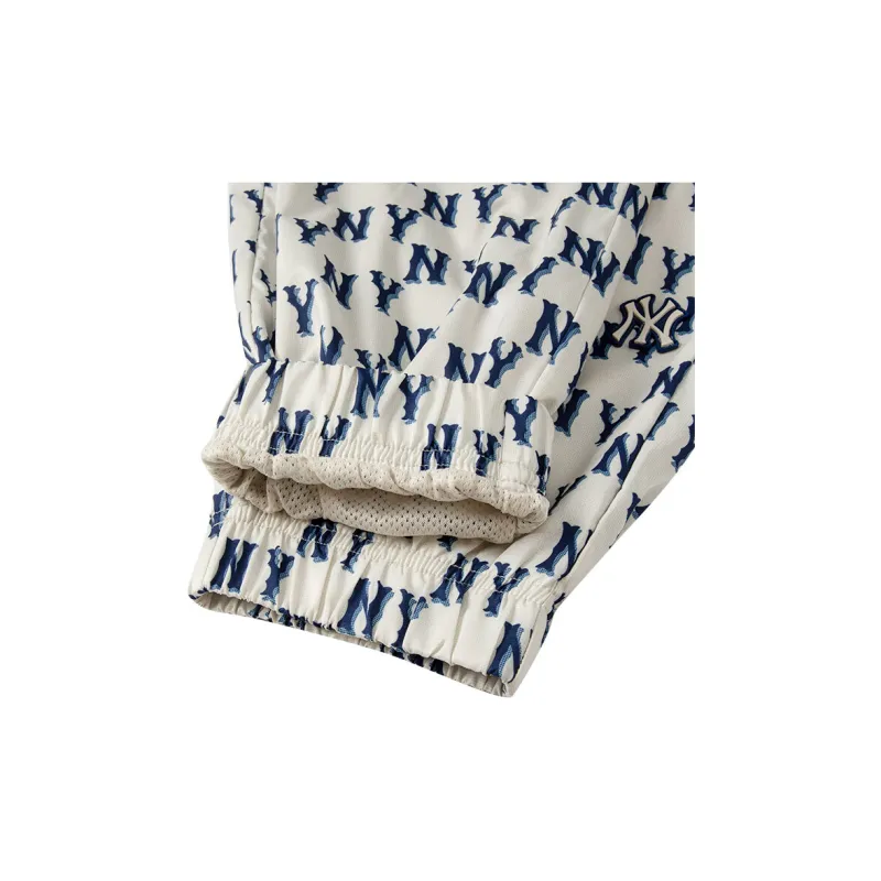 MLB New York Yankees Casual Pants Unisex Ecru-5