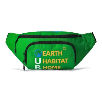 FINITE LOOP Recycled Polyester Crossbody Bag, Sports Bag, Sling Bag, Fanny Pack Regular Unisex Green