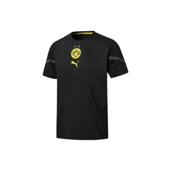 PUMA Borussia Dortmund T Shirt Unisex Black