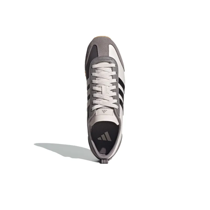 Adidas VS JOG 2.0 Anti Slip Wear Resistant Low Top Casual Shoes Unisex Gray-4