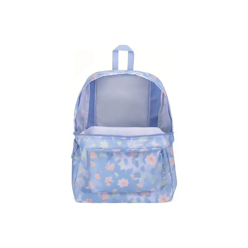 JanSport Polyester Backpack Medium Size Unisex Embroidered Blue-4