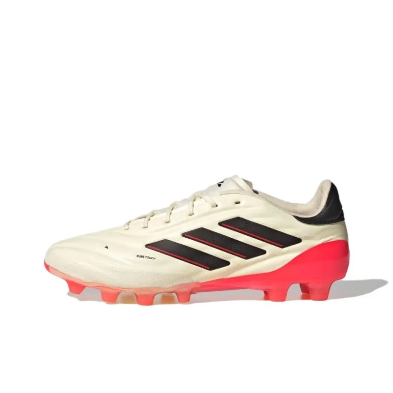 Adidas COPA PURE 2 Soccer Shoes Men Low Top Beige/Pink/Black-0