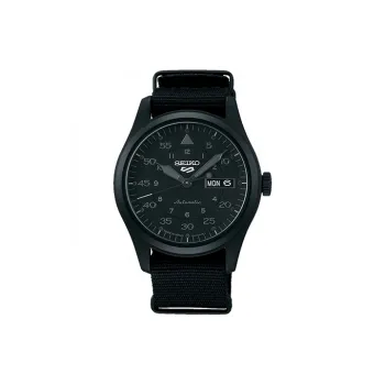 SEIKO Automatic Mechanical Movement Nylon Strap Watch 39.4mm Men's Watch Black Dial SBSA167