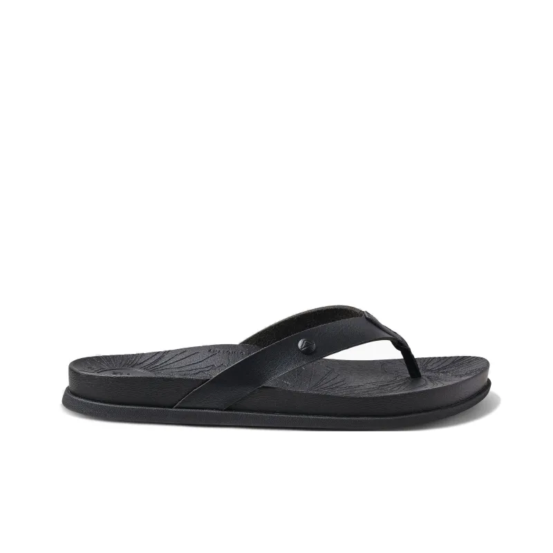 REEF Abrasion-Resistant Flip Flops Women's Black-1