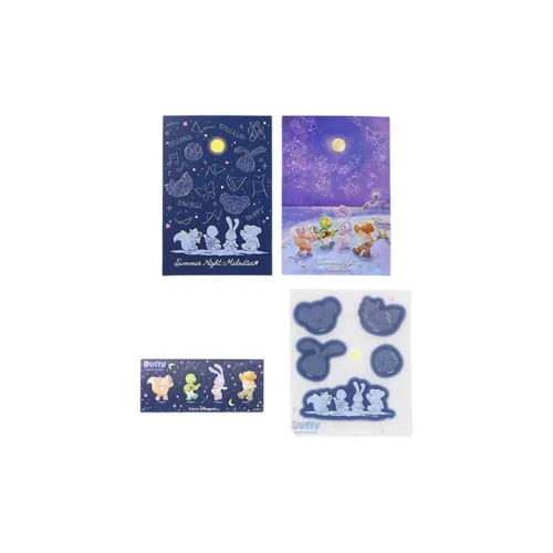 Disney Duffy And Friends Summer Night Melody Postcard Set IP Merch