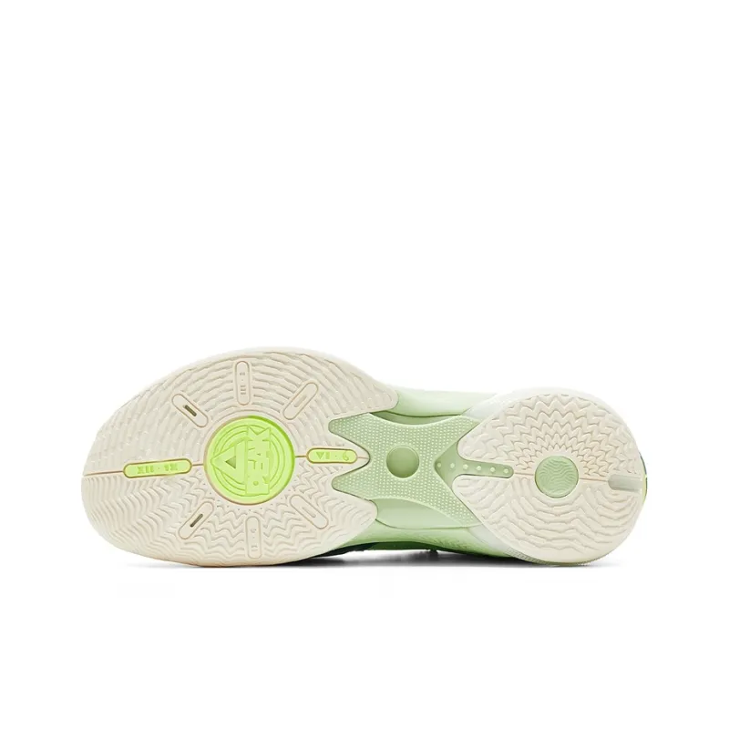PEAK Basketball Shoes Unisex Low Top Pistachio Green/Oyster Green-4