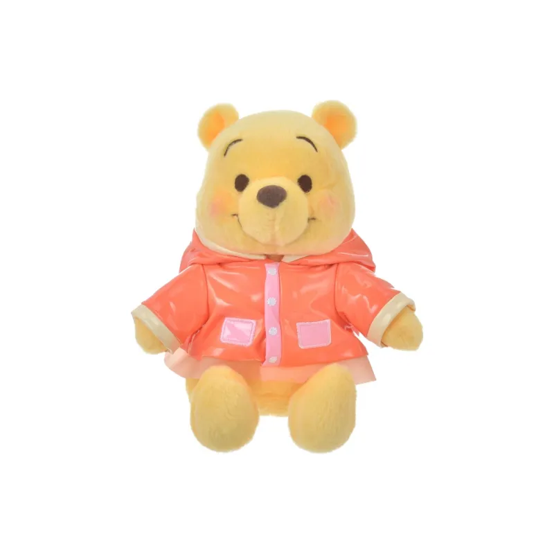 Disney Winnie The Pooh Raincoat Collection Dolls Plush Doll 25cm High-1