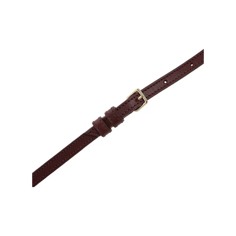 A.P.C Calfskin Shoulder Bag, Crossbody Bag Women's Burgundy-7