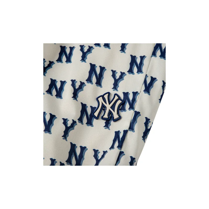 MLB New York Yankees Casual Pants Unisex Ecru-4