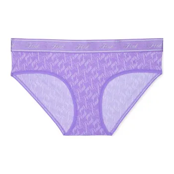 Victoria's Secret PINK Logo Micro Hipster Panty / WPLSP Underpants Women's 1 Pack Purple